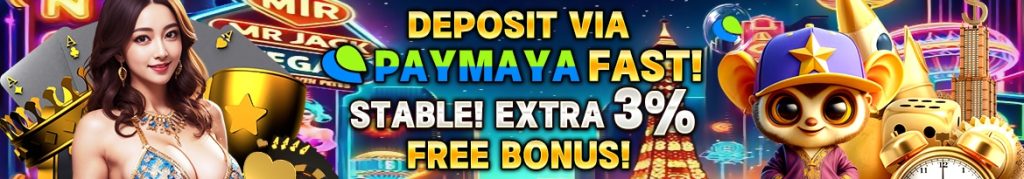 Use designated payment methods to deposit and get 3% bonus